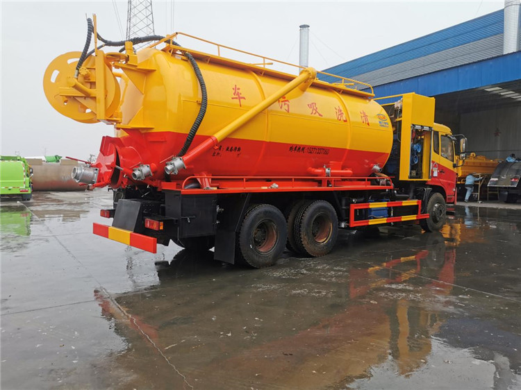 東風錦程22方后雙橋清洗吸污車